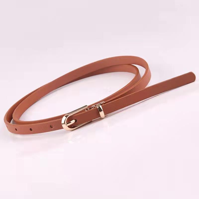 

Belts 2022 European And OK American Ladies Fashion Decoration Wild Pin Buckle Belt 2369, Black