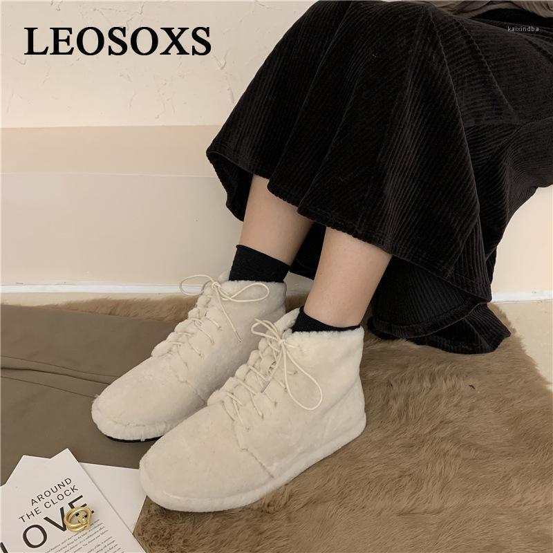 

Winter Women Fur Boots Woman Ankle Shoes Ladies Boots Female Brand Motorcycle Girls Round Toe Shoes Warm Fashion New1, Black