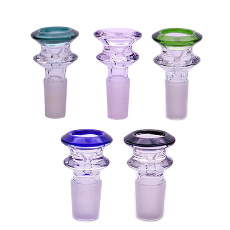 

Wholesale mobius 14mm 18mm Male Glass Bowls Smoking Bowl Piece Accessories For Tobacco Glass Bongs Oil Dab Rigs Water Pipes