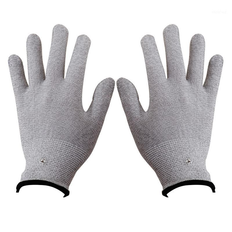 

Fiber Electrotherapy Massager Electro Gloves Electric Massage Gloves With Wire Conductive Electrode Therapy Machine1