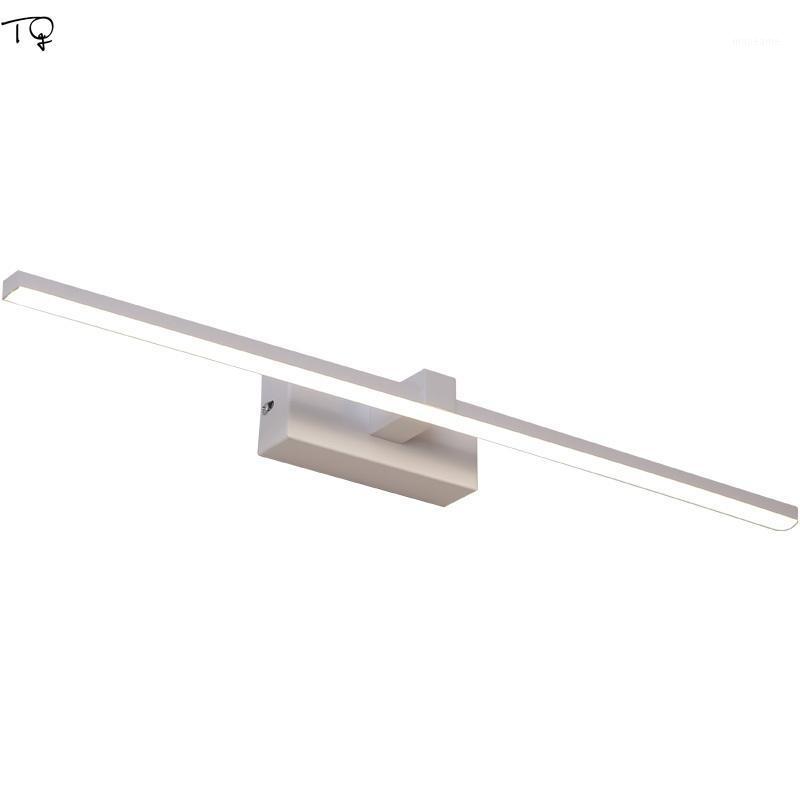 

Nordic Simple Modern Led Mirror Front Light Bathroom Long Wall Mirror Makeup Dresser Wash Basin Cabinet Toilet Wall Saconces1