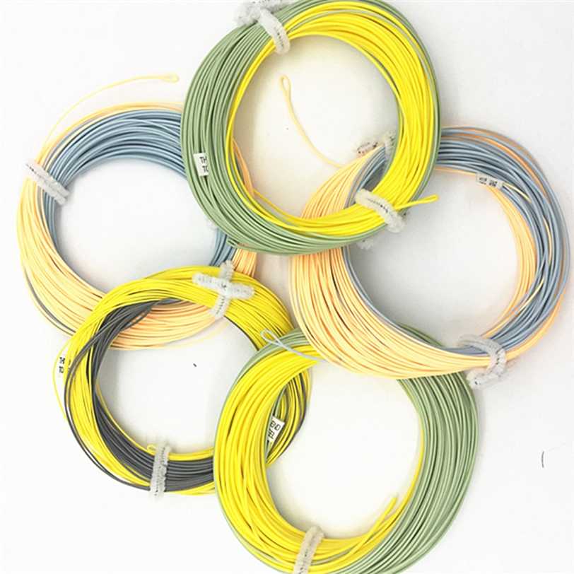 

100FT Windcutter Shooting Tip Floating Weight Forward Fly Fishing Line Head Lines 2 Welded Loops 211224