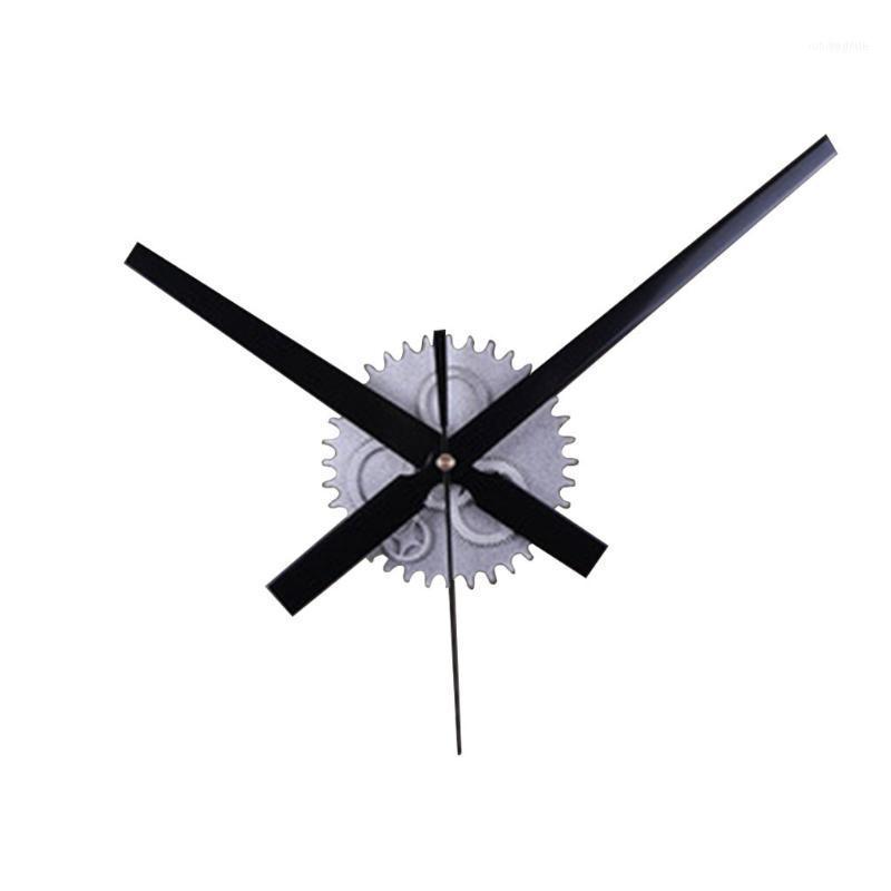 

Retro Wood Gear DIY Wall Clock Big Pointer Creative Time Wall Clock11
