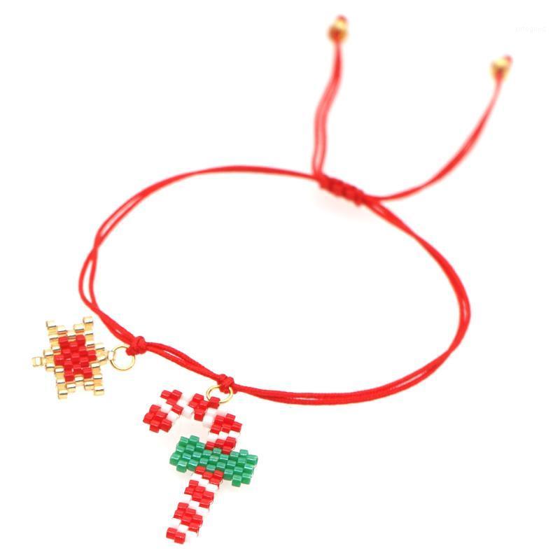 

Charm Bracelets Beads Bracelet Women Christmas Stick For Girl Childs Jewelry 2021 Miyuki Friendship Jewellery Gift1
