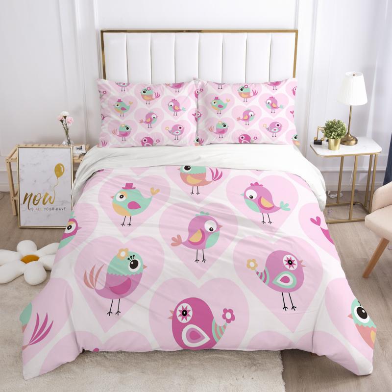 

Duvet Cover Sets Bedding Set Quilt Covers Pillowcase Comforter Case Bed Linen Full  Size 3D Design Cartoon Home Textile, Cartoon088-white-d