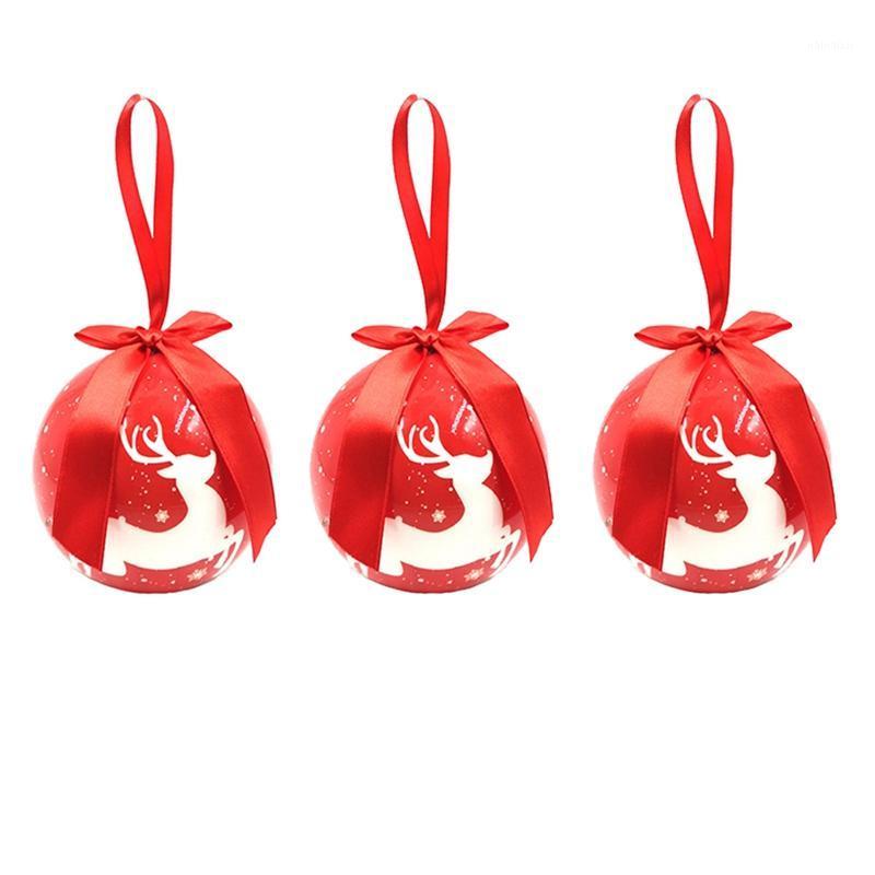 

Christmas Tree Hanging Ball Ornaments Decorations Gift New Year Navidad Ball Bauble for DIY Xmas Party with Belts1