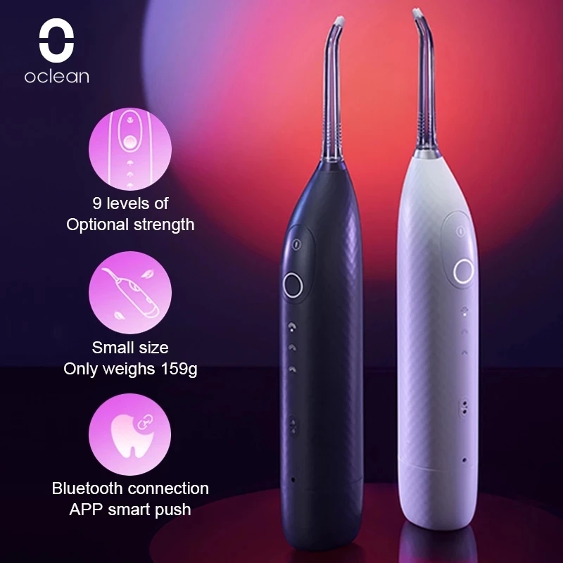 

Oclean W1 Oral Irrigator Cordless Water Flosser Teeth Cleaner Rechargable Dental Water Jet 30ml Tank Volume Portable Travel