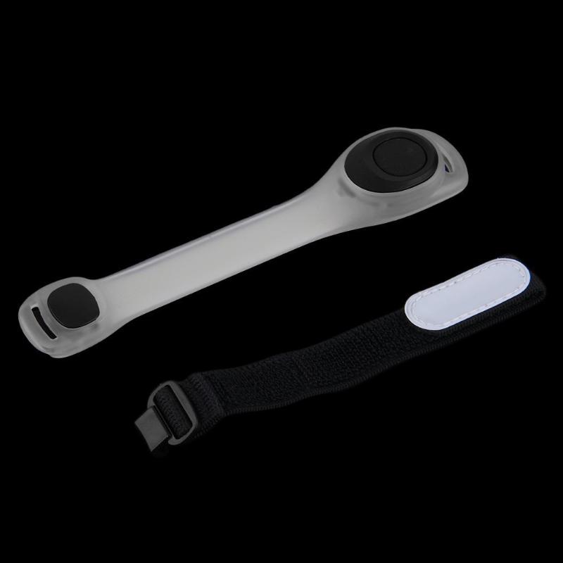 

1Pc Reflective Safety Belt Arm Strap Night Cycling Running LED Armband Light, Black