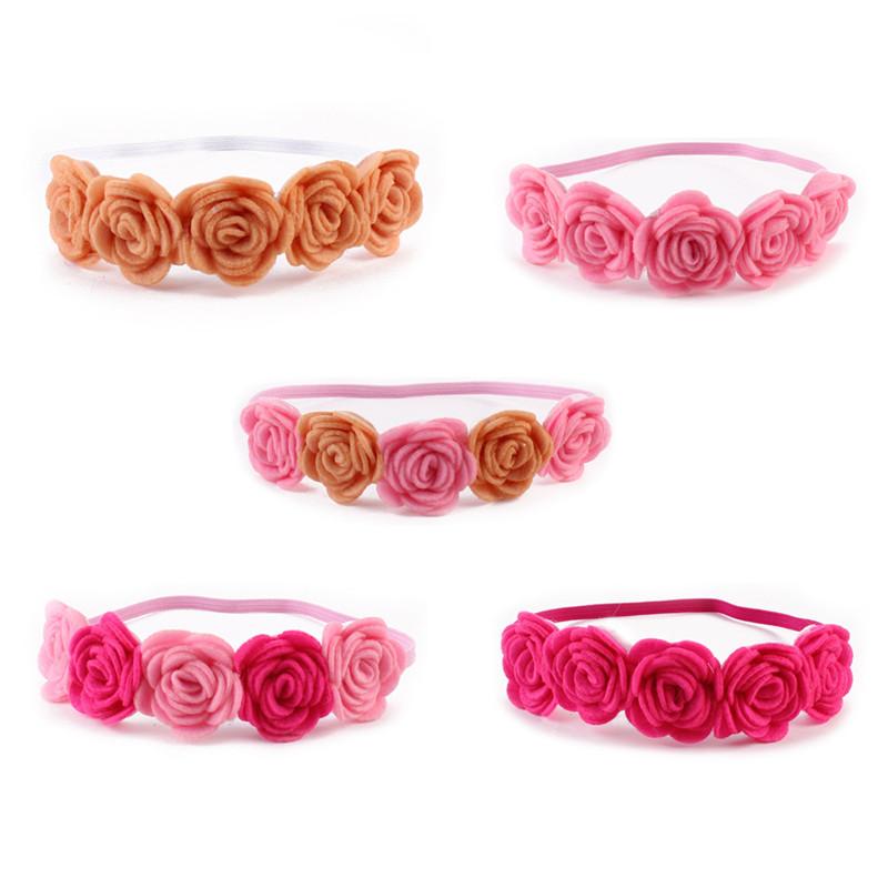 

2020 Sell Well Cute Lovely New Toddler Newborn Child Kids Baby Girl Flower Headband Hair Band Headwear Hair Accessories