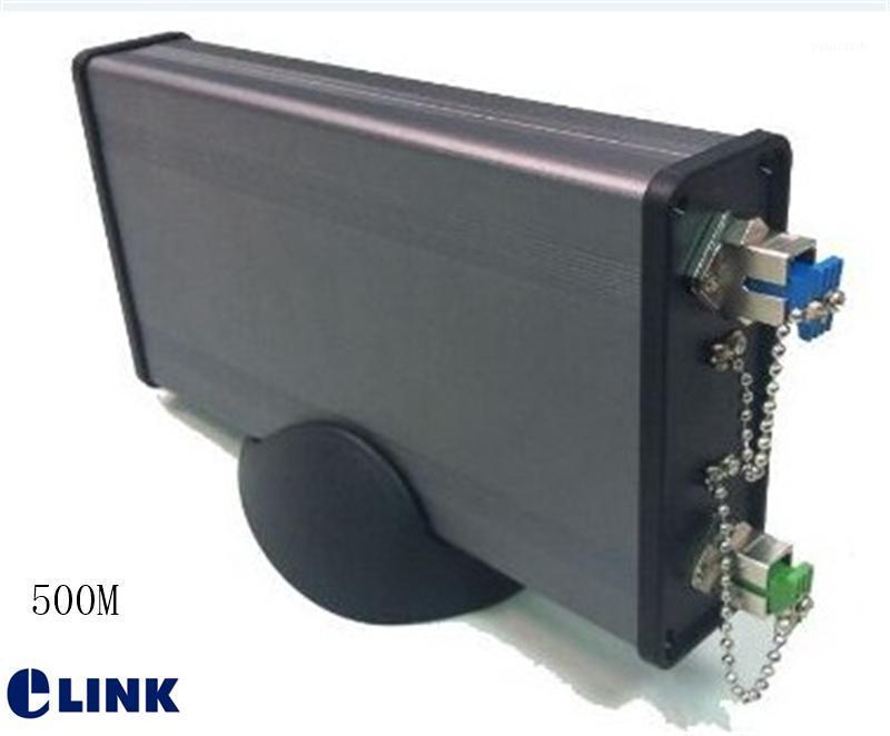 

500M OTDR launch cable box metal housing FC SC UPC APC SM 9/125um 1310/1550nm Bare fiber OTDR Dead Zone Eliminator ELINK1