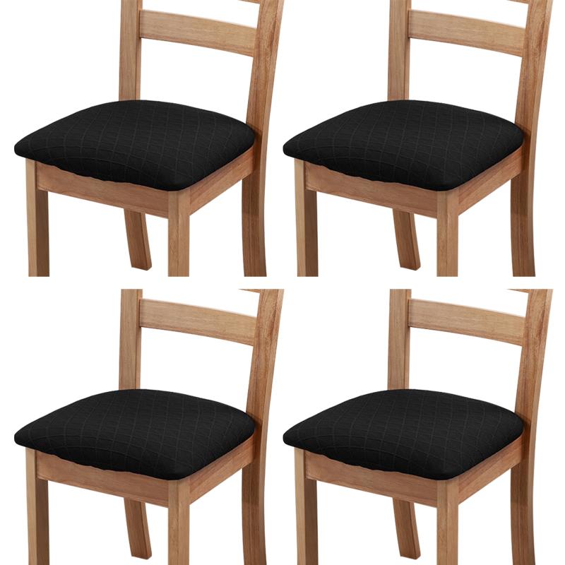 

4pcs Upholstered With Ties Dustproof Chair Seat Cover Non Slip Dining Room Kitchen Fashion Printed Furniture Protector Universal