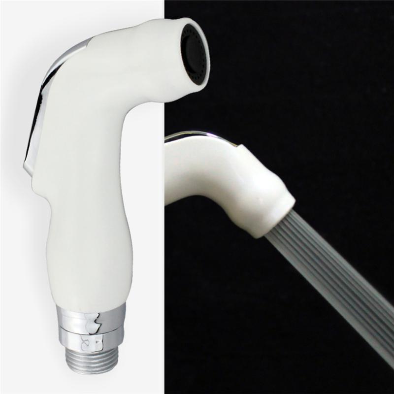 

White Handheld Toilet Shattaf Single Way Bathroom Bidet Faucet Sparyer Shower Head Kitchen Pull Out Replacement Sprayer Nozzle