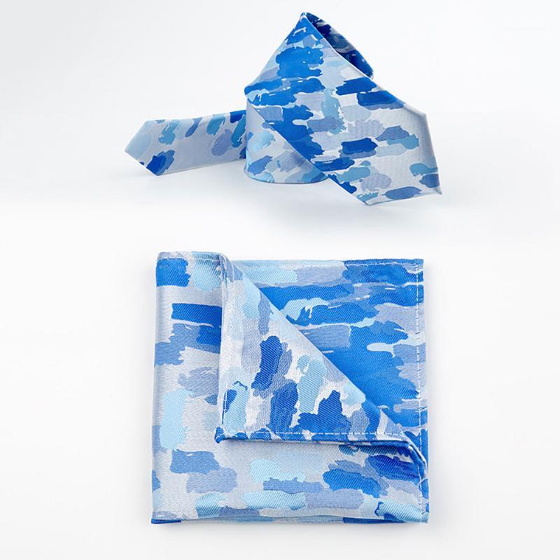 

Linbaiway Ties Set for Men Wedding Dress Necktie Handkerchief Casual Camouflage Neck Tie Square Scarf Gift Set Custom Logo1