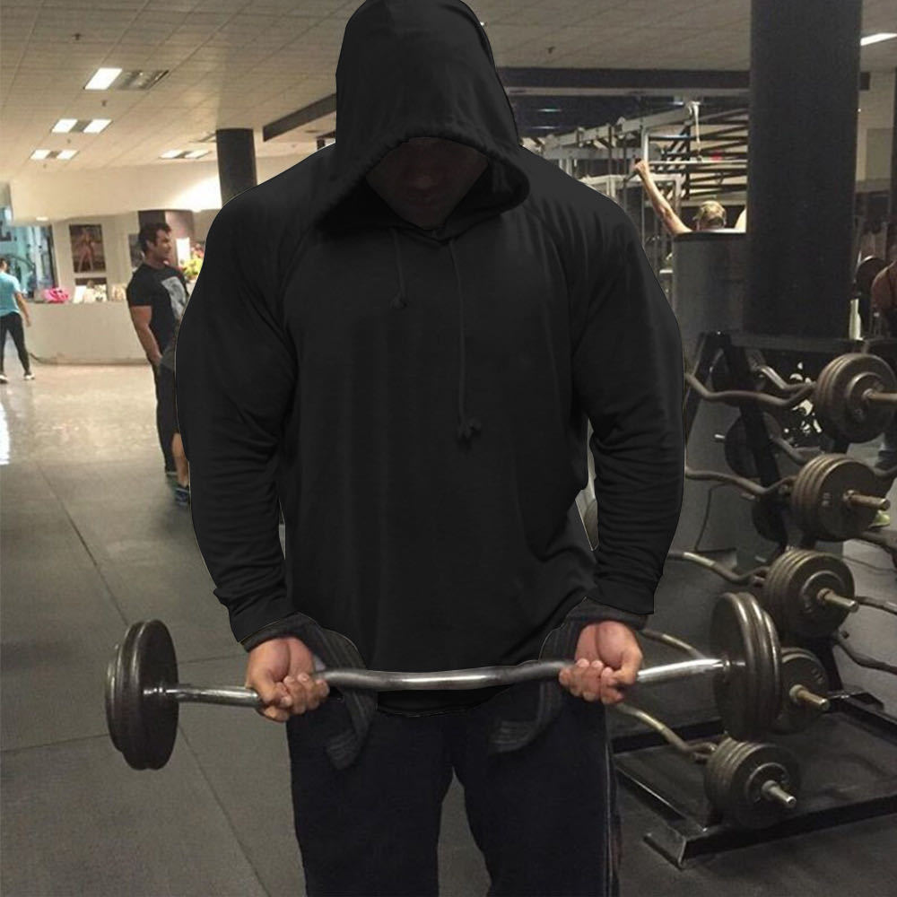 

2020 European style men hip hop fleece hoodies high quality cotton fabric plain dyed pattern, Black