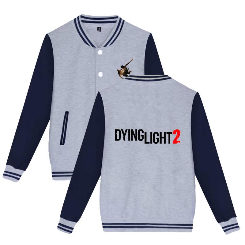 

Men's Jackets WAWNI Dying Light 2 Baseball Jacket Cosplay Tops Unique Clothes Print Game Trendy Oversized Sweatshirt, Black;brown
