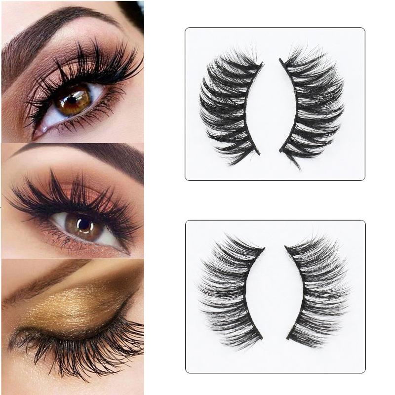 

5 Pairs Natural False Eyelashes Fake Lashes Long Makeup 3D Mink Eyelashes Eyelash Extension Cosmetics Tool For Beauty