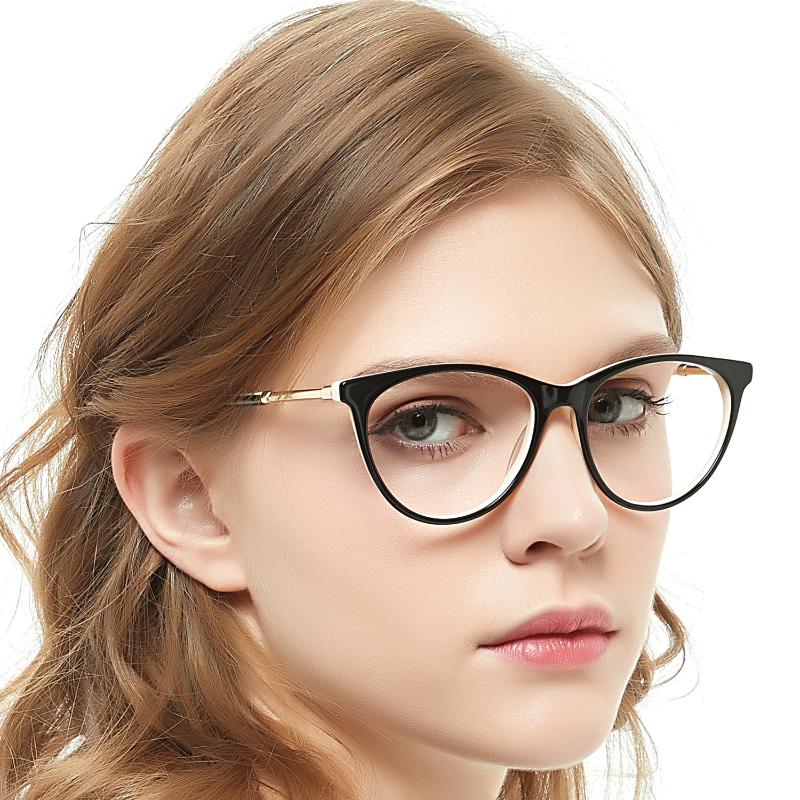 

OCCI CHIAR Blue Light Glasses Women Decorative Computer Glasses Round Eyeglasses Frames Fake Prescription Gaming Eyewear lunette