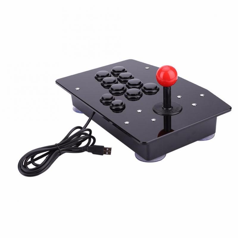 

2019 Newly Arcade Joystick 10 Buttons USB Fighting Stick Joystick Gaming Controller Gamepad Video Game For PC Consoles Y0114