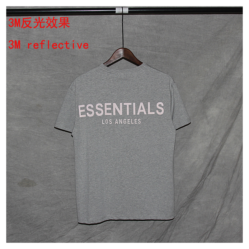 

2021 New Summer Los Angeles t Shirt Men Women Limited Short-sleeved Fog O-neck T-shirt Iyzr, Black