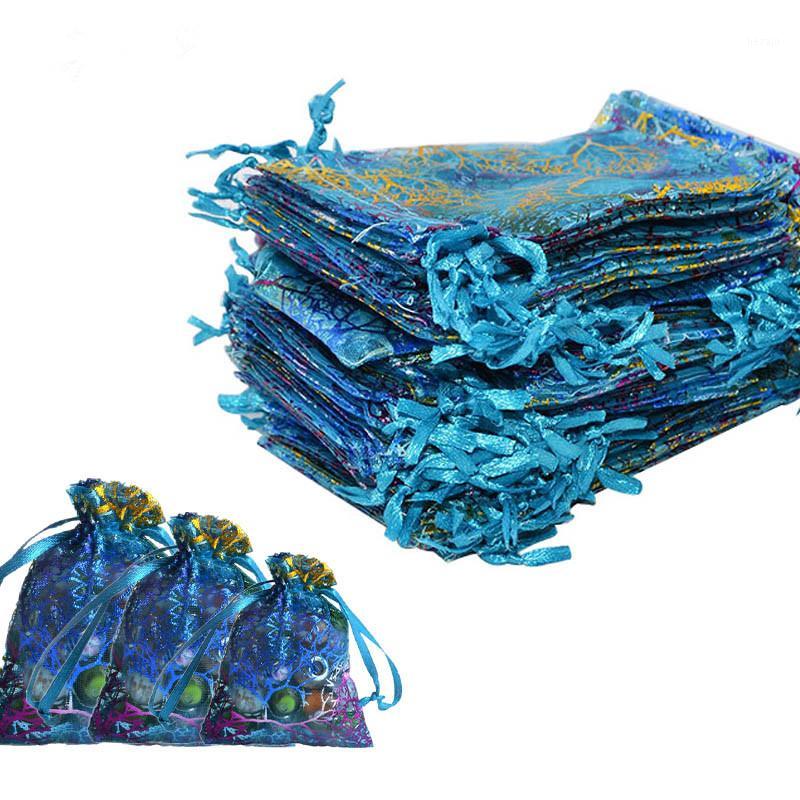 

20Pcs/lot Organza Bags Wedding Festival Gifts Bag Drawstring Candy Jewelry Packaging Bags & Pouches Party Supplies Accessories1