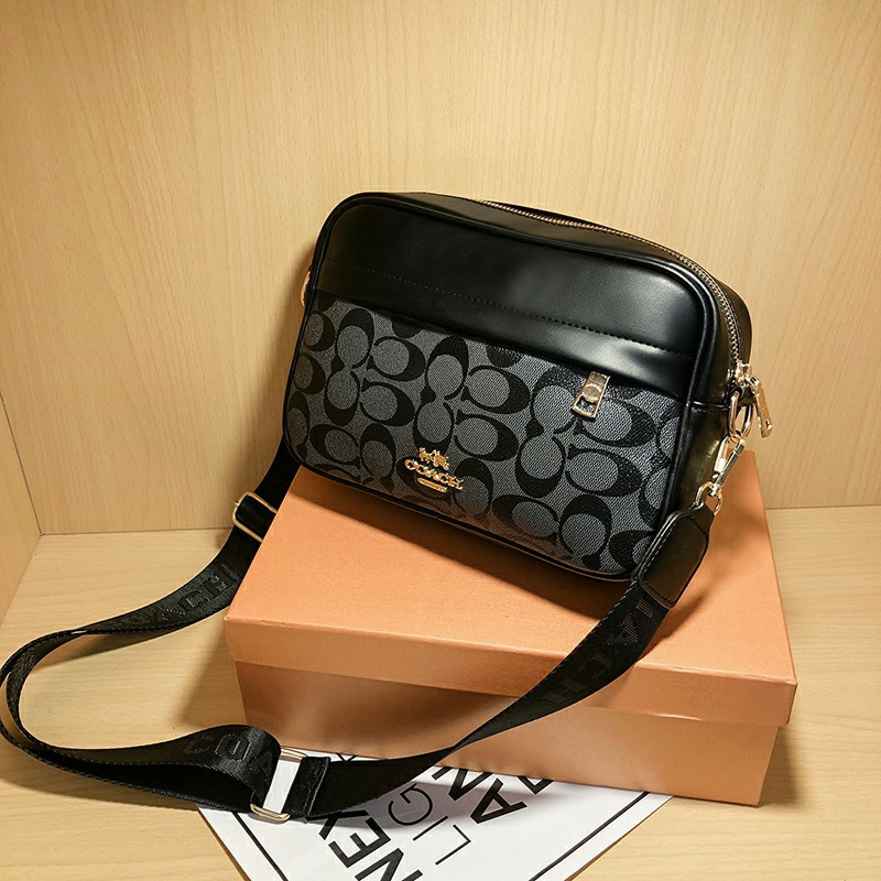 

06 Top quality designer retro coach women leather handbag Envelope shopping crossbody messenger Chain flap bag tote shoulder bag Dinner Postman bags, Black;brown