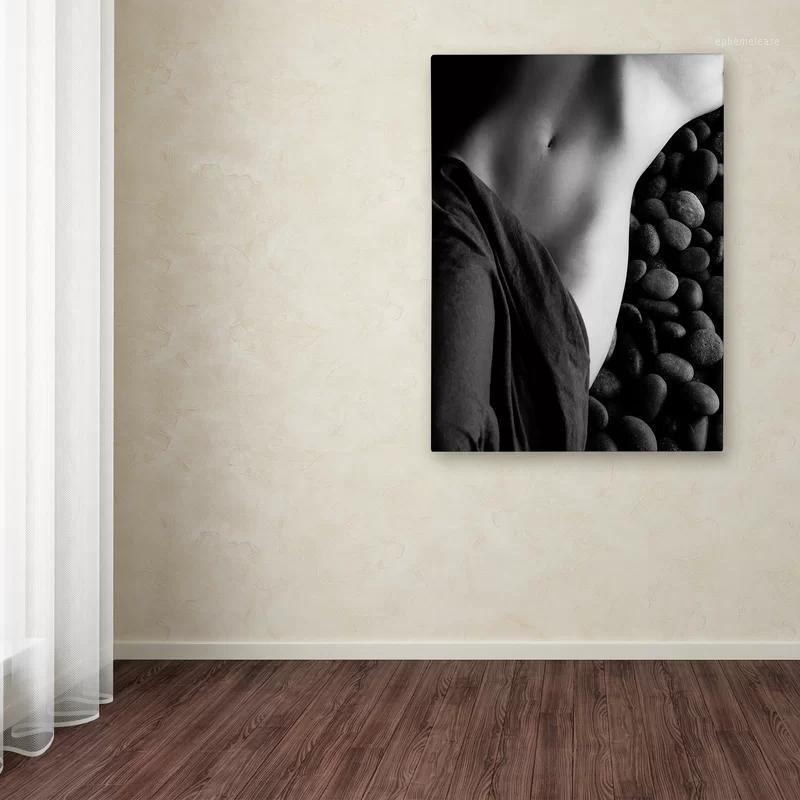 

Home Decor Hd Black Robe Sexy Naked Lady Prints Poster Pictures Wall Artwork Modular Canvas Painting For Living Room No Framed1