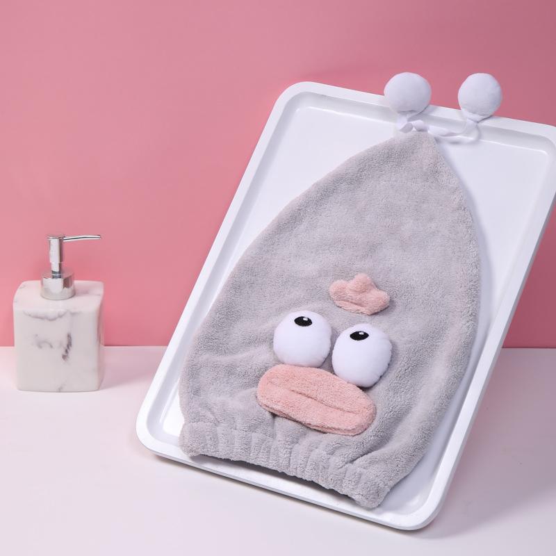 

YADA New Bathroom Magic Microfiber Hair Fast Cartoon Towel For Adults Women Towels Bath Wrap Hat Quick Cap Turban Dry TW200002, Tw200002cf