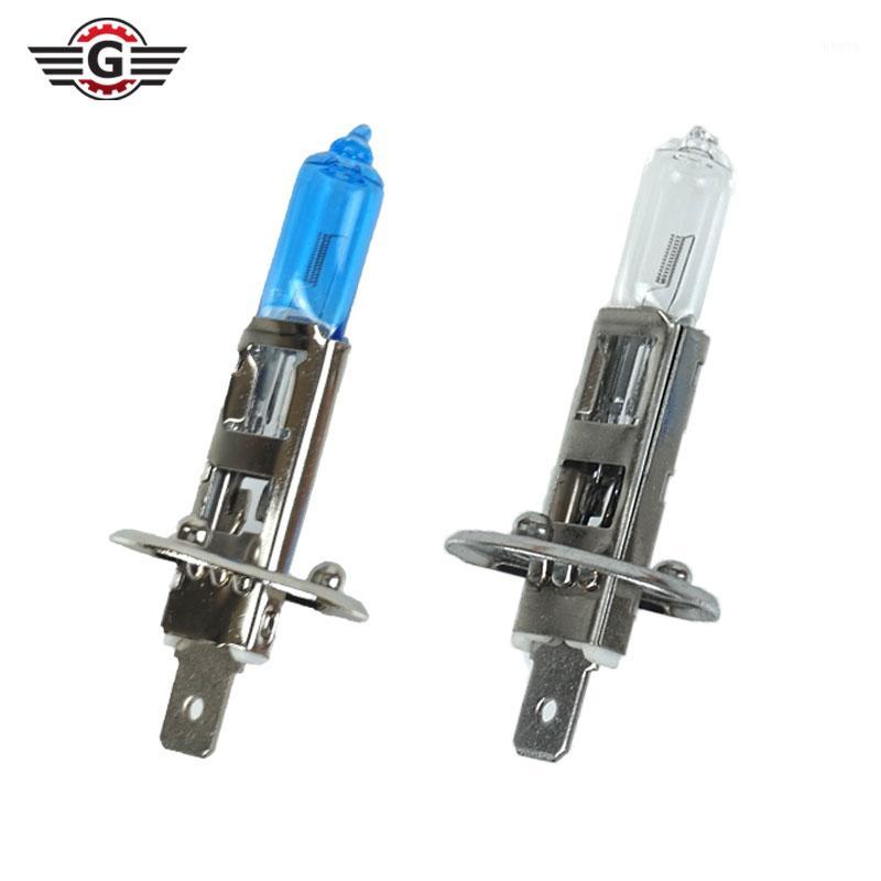 

1PCS H1 12V 55W Halogen Bulb For Cars 4200K 5000K White Light Blue Quartz Glass H1 Car Halogen Headlight Motorcycle Light1