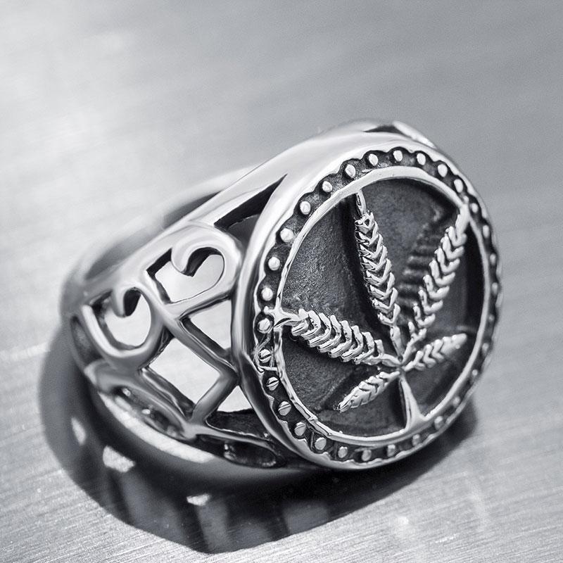 

Hip hop jewelry happy vanilla pattern men's ring party jewelry unique gift