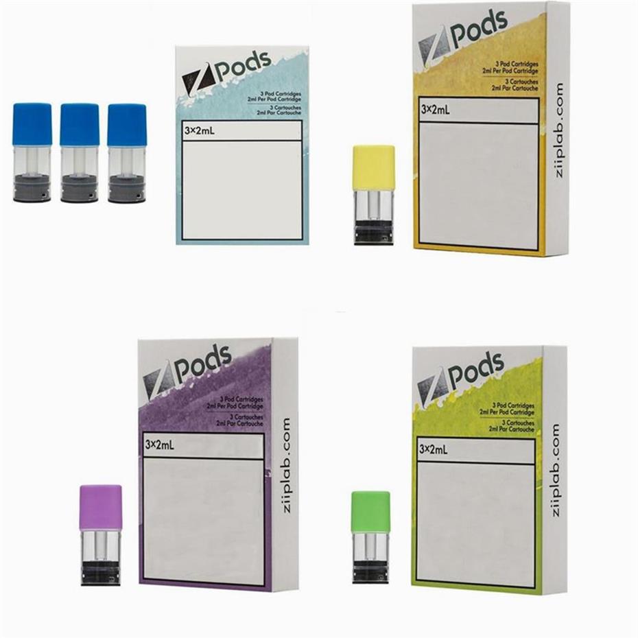 

ZPODS S Cigarettes Disposable E-cigarettes 2ml Prefilled Carts No Leaking Pod For ZFIT ZSTICK Battery Vape Pena00a00