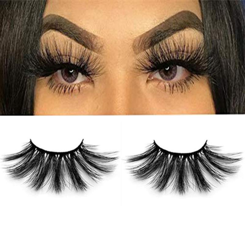 

25 mm Mink False Fake Eyelashes Eye Lashes Eyelash Natural Handmade Mink Extension Wholesale Packaging Package Bulk Makeup Tools