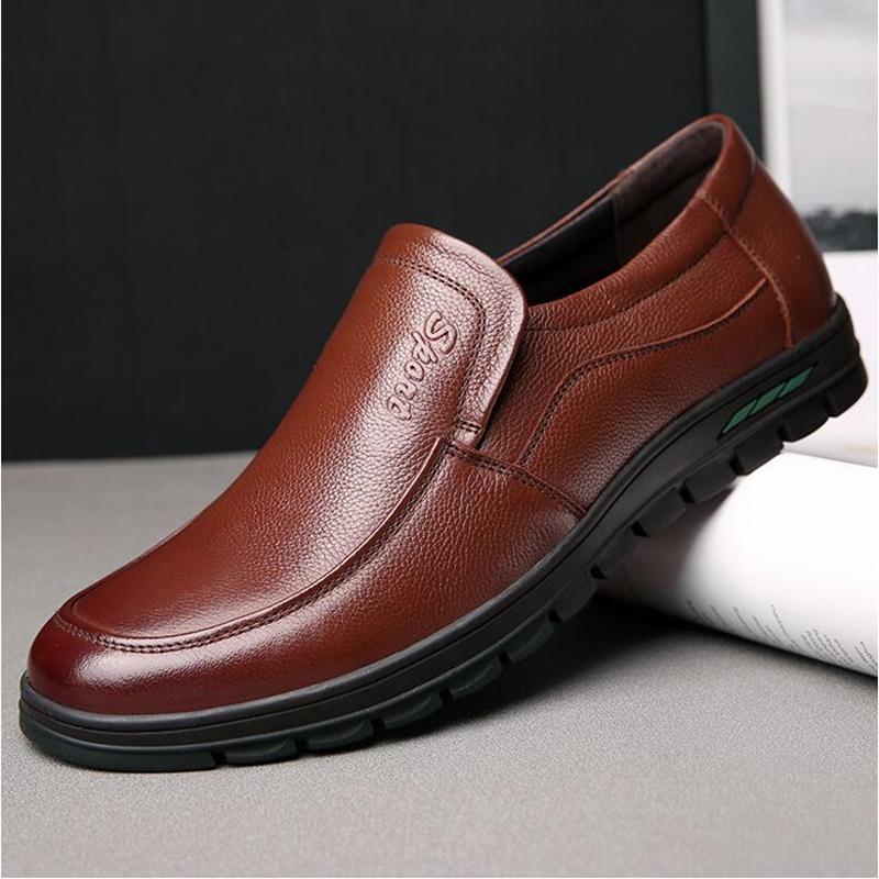 

Man Formal Shoes Leather Genuine Oxford Black Brown Loafers Elegant Dress Men Casual Business Shoes Classic Men Office Shoe1
