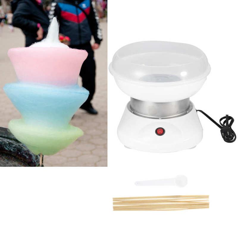 

Household DIY Electric Candy Floss Maker Portable Candy Sugar Floss Machine White Flossing Making Tools