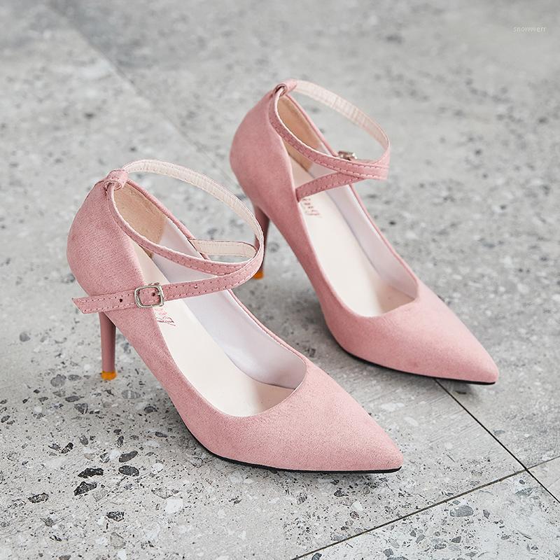 

Sexy Cross Strap High Heels Fashion Pumps Simple Elegant Women's Shoes Pointed Thin Heels Single Shoes Black Career Work1, Black flat shoes