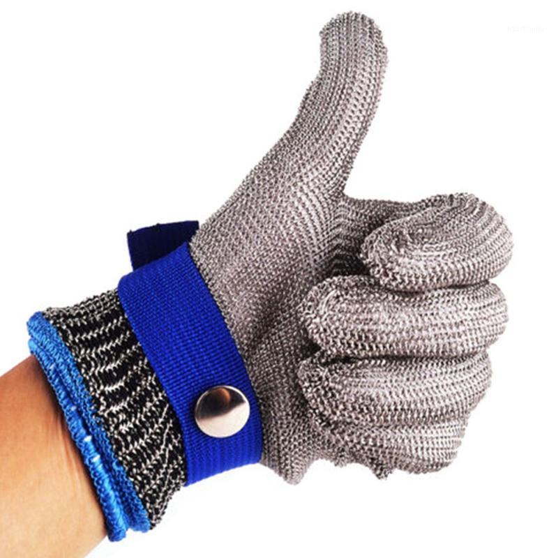 

Anti-Cut Glove 316 Stainless Steel 1pcs Level 5 High Strength Film Polyethylene Resistant Hand Protection1, Light grey