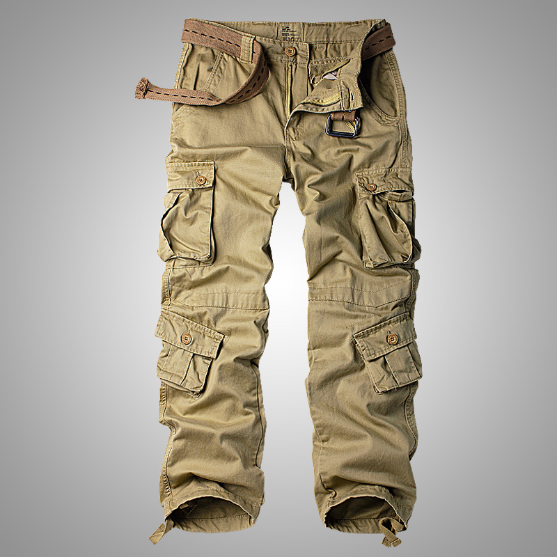 

2020 Military Cotton, Eight Pockets of Casual Male Army Work Camo Cargo Pants More Size 40 42 44 Nic0, M layer