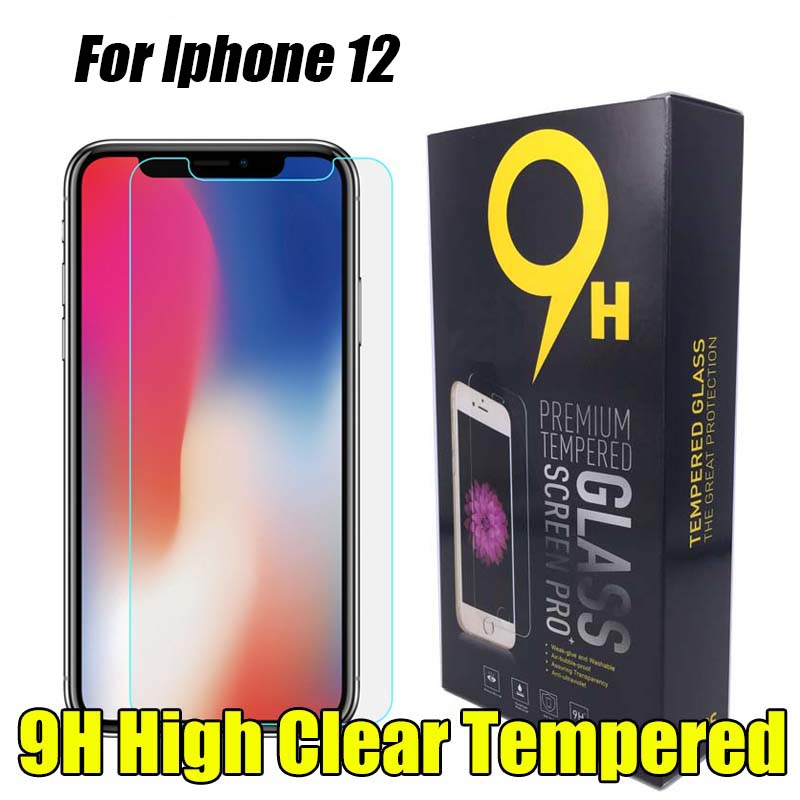 

Tempered Glass For Iphone 12 Mini 11 Pro Xs Max Xr 8 plus Screen Protector For Samsung Galaxy S8 J7 A50 A70
