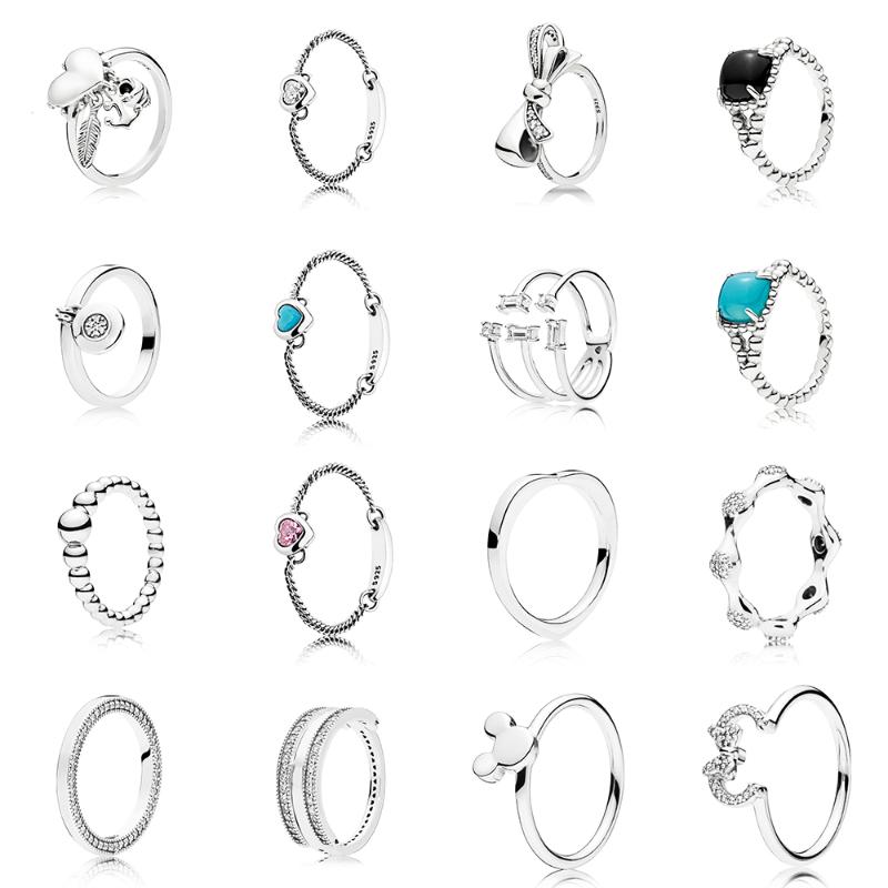 

Kakany New S925 Sterling Silver Love Symbol Spirit Stack Wedding Ring Shiny Knot Ring Fashion Female Son Gift Jewelry Female