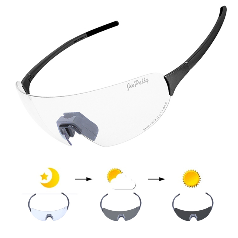 

Polarized Bicycle Glasses Photochromic Cycling Goggles Bike Sunglasses Men Women Fishing Ruining MTB Road Bike lunette vtt Q0119