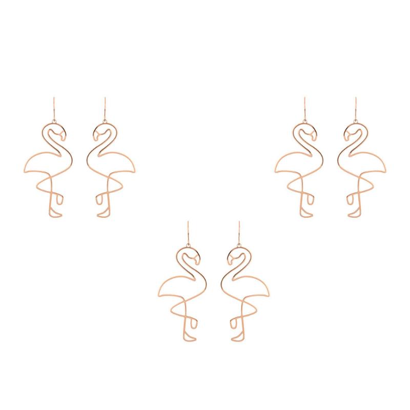 

Stud 3 Pairs Creative Earrings Shape Irregular Geometric Earring Fashion Jewelry For Girls