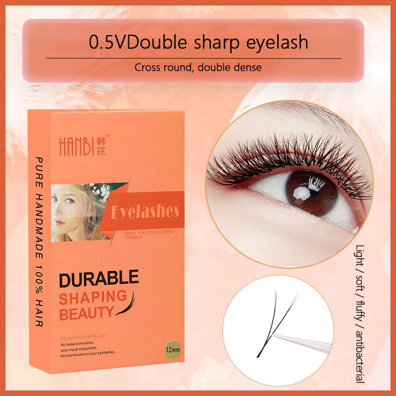 

False Eyelashes 3D Double-pointed V-shaped Eyelashes Grafted Densely In One Second