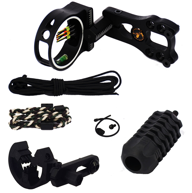 

1 Set Hunting Archery Upgrade Combo Peer Sight Kits Arrow Rest Stabilizer Bow Sling Compound Bow Accessories