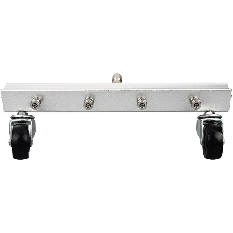 

Pressure Washer Water Broom,Surface Cleaner,Power Washer Cleaner,Sweep Floors,Driveway,Sidewalk,Deck,1/4 Inch Male Plug for Quic, Silver