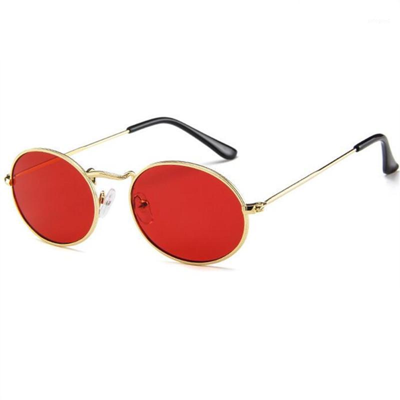 

Sunglasses 2021 Fashion Classic Small Frame Round Women/Men Brand Designer Alloy Mirror Sun Glasses Vintage Modis Oculos1