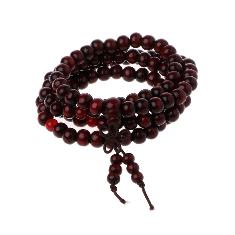 

Charm Bracelets Natural Sandalwood 8mm Beads 108 Wood Prayer Jewelry