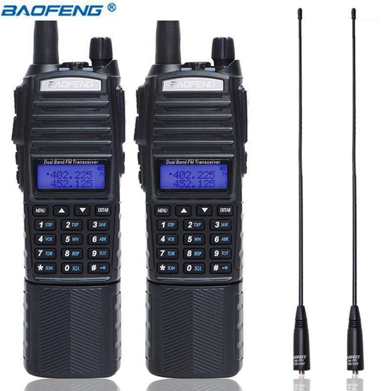 

2PCS Baofeng UV-82 Walkie Talkie 3800mAh Battery Dual PUV 82 Portable Two way Radio VHF UHF 5W Ham CB Radio UV82 Hunting Tran1