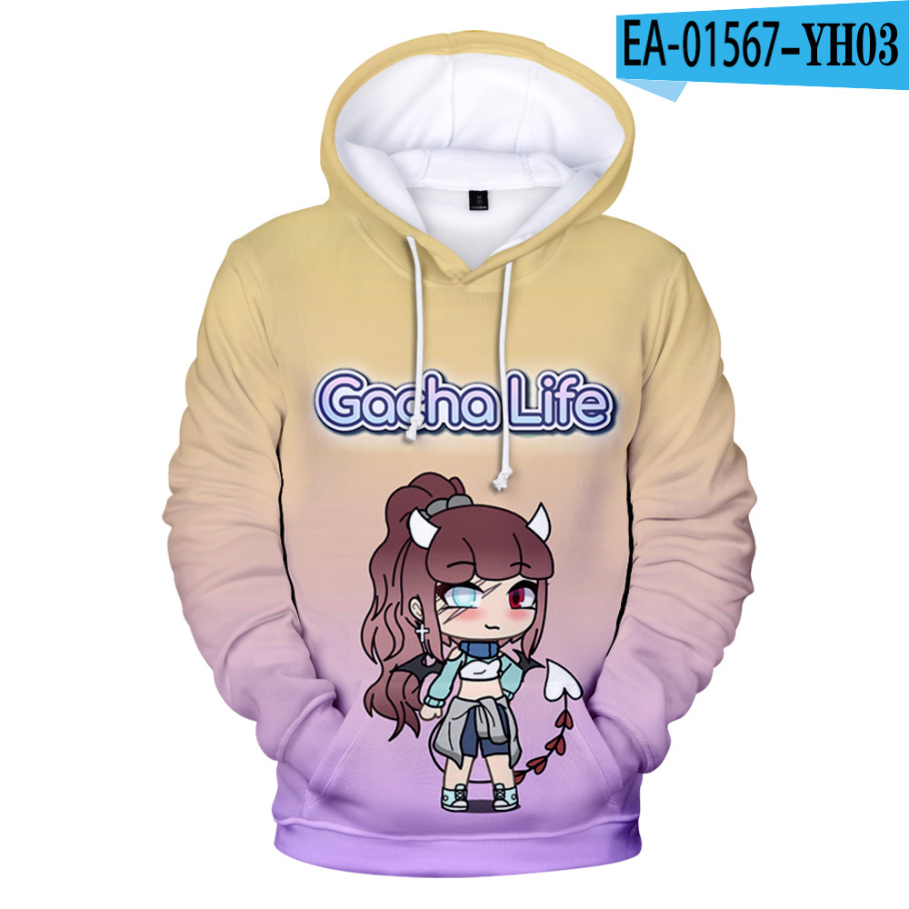 gacha life moletom com capuz girl