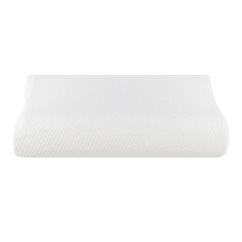 

US-W]19.7x11.8x3/4" Memory Cotton High And Low Profile Pillow 180821101