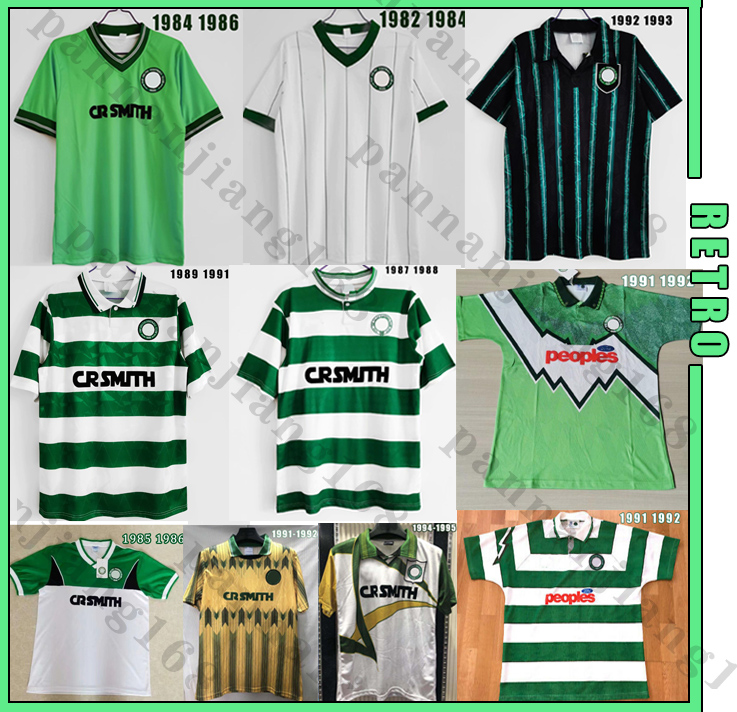 

Celtic 82 84 86 87 88 89 92 93 94 01 02 retro soccer jerseys #7 LARSSON Nakamura Burley NAKAMURA KEANEKea Vintage football shirts, 1985 1986 retro