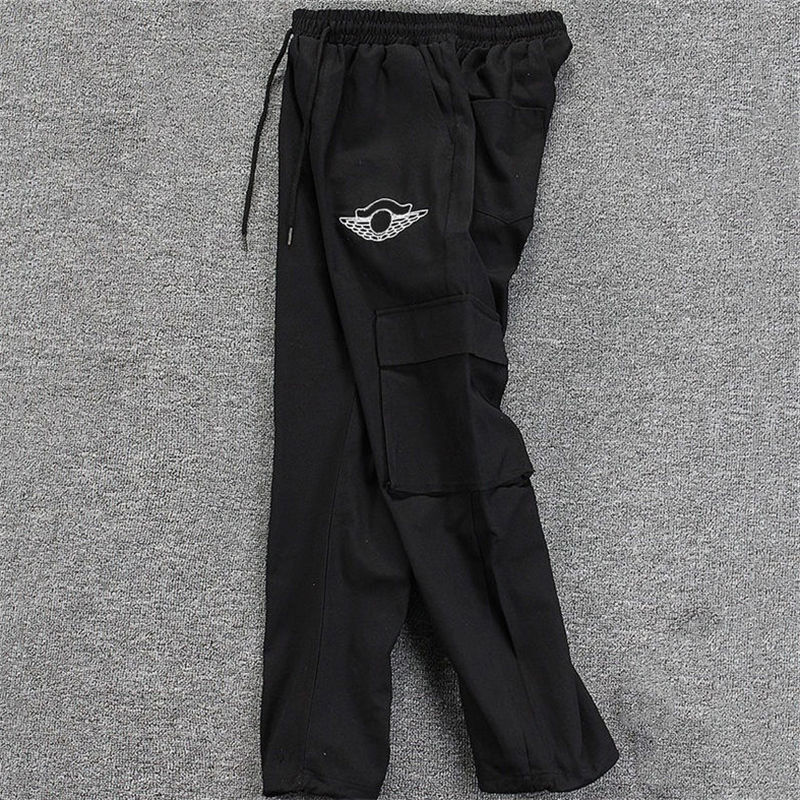 

Fashion Stylist Mens Jogging Pants 2021 Men Overalls Beam Foot Trousers Hip Hop Black Jogger Pant